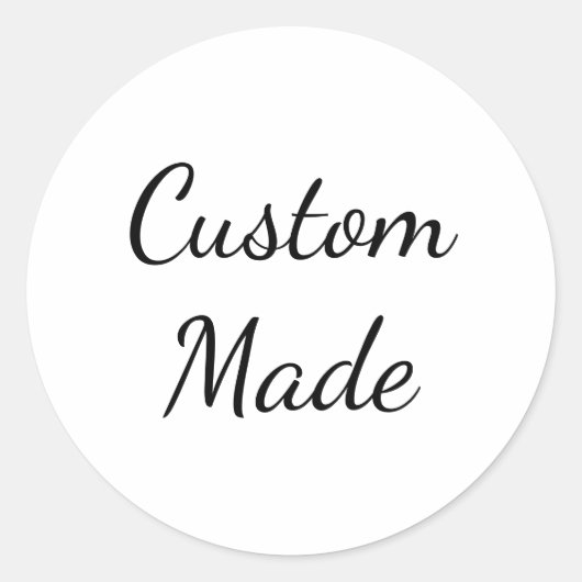 Op Maat Gemaakt Ronde Sticker (Voorkant)