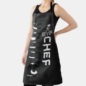 Op maat gemaakt schort CHEF met gepersonaliseerde (Insitu)