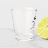 Op maat gemaakt script voor de getuige shot glas (Links)