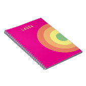 Op maat gemaakt spiraalnotitieboek doel regenboog notitieboek (Rechterzijde)