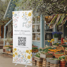 Op maat gemaakt staand boothbord bloemenmarkt tent