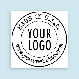 Op maat gemaakt stempel gemaakt in het land van he