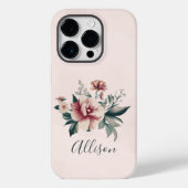 Op maat gemaakt telefoonhoesje met bloemen voor br Case-Mate iPhone case (Achterkant)