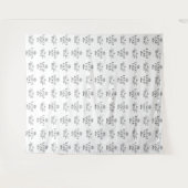 Op maat gemaakt twee-logo's stapsgewijs herhalende wandkleed (Voorkant (horizontaal))