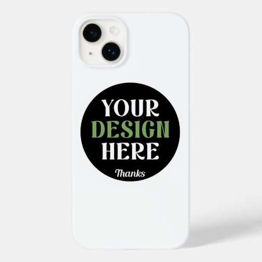 Op maat gemaakt, uniek, strak en minimalistisch He Case-Mate iPhone Case (Achterkant)