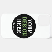 Op maat gemaakt, uniek, strak en minimalistisch He Case-Mate iPhone Case (Achterkant / Rechts)