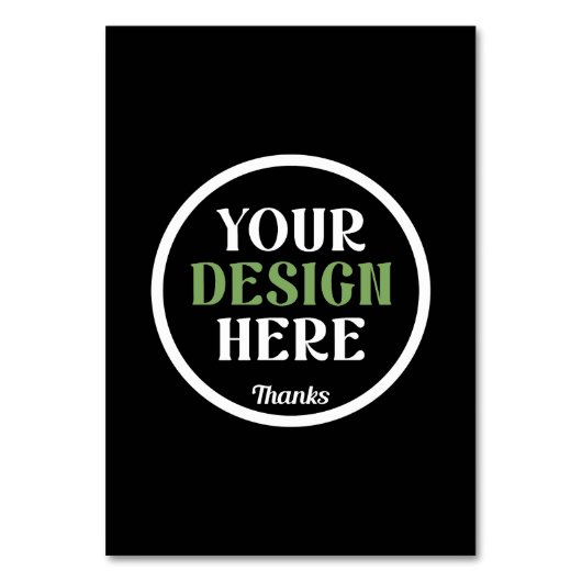 Op maat gemaakt, uniek, strak en minimalistisch he kaart (Voorkant)