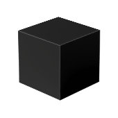 Op maat gemaakt, uniek, strak en minimalistisch He Kubus (Achter hoekig)