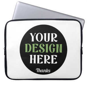 Op maat gemaakt, uniek, strak en minimalistisch He Laptop Sleeve