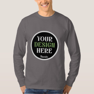 Op maat gemaakt, uniek, strak en minimalistisch He T-shirt