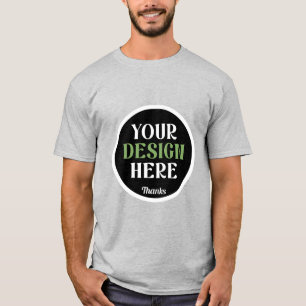 Op maat gemaakt, uniek, strak en minimalistisch He T-shirt