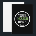 Op maat gemaakt, uniek, strak & minimalistisch bedankkaart<br><div class="desc">Dit ontwerp is voor iedereen toegankelijk. Voel je vrij om het logo,  afbeeldingen,  tekst en kleuren aan te passen aan je voorkeuren. Hartelijk dank.</div>