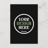 Op maat gemaakt, uniek, strak & minimalistisch her informatiekaartje (Voorkant)