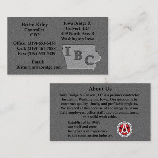 op maat gemaakt voor Britse gebeeldhouwde stenen l Klantenkaartje (Voorkant / Achterkant)