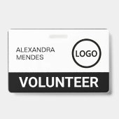 Op maat gemaakt vrijwilligersbadge koord evenement badge (Voorzijde)
