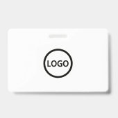 Op maat gemaakt vrijwilligersbadge koord evenement badge (Achterkant)