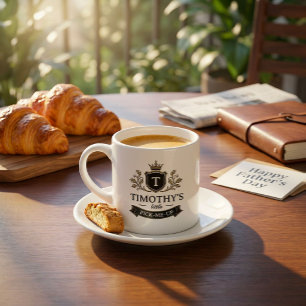 Op maat gemaakt wapen weinig opkikker Funny Vaderd Espresso Kop