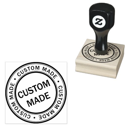 Op maat gemaakt zakelijk Logo medium Rubberstempel (Gestempeld)