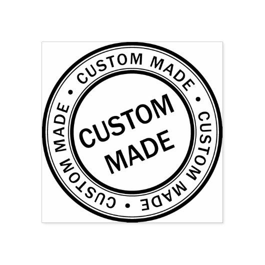 Op maat gemaakt zakelijk Logo medium Rubberstempel (Afrduk)