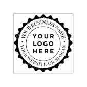 Op maat gemaakt zakelijk logo ronde rubberen stemp rubberstempel (Afrduk)