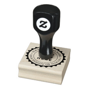 Op maat gemaakt zakelijk logo ronde rubberen stemp rubberstempel