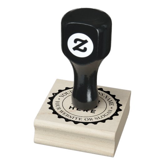 Op maat gemaakt zakelijk logo ronde rubberen stemp rubberstempel (Stempel)