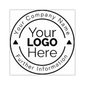Op maat gemaakt zakelijk logo rubberen stempel (Afrduk)