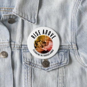 Op maat gemaakt Zwarte Stijg boven TUSKEGEE AIRMEN Ronde Button 7,6 Cm