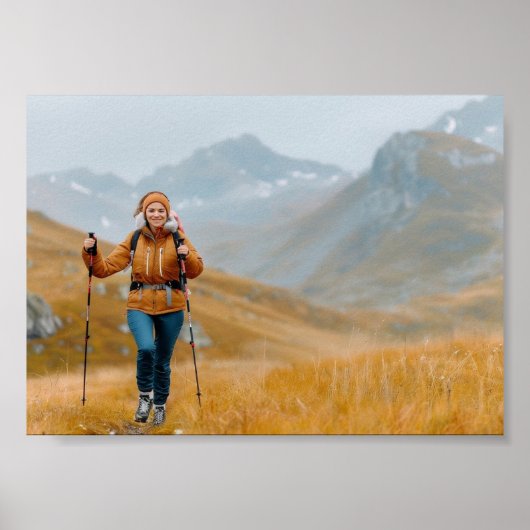 Op maat gemaakte 18x13 fotoafdruk – Persoonlijke f Poster (Voorkant)