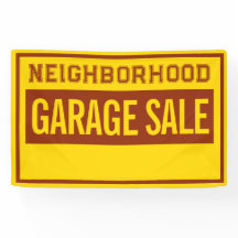 Op maat gemaakte 1,2 m garage sale banner