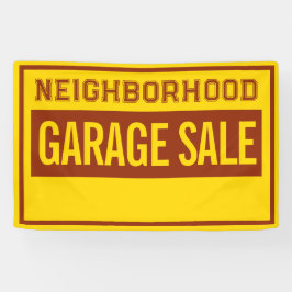 Op maat gemaakte 1,2 m garage sale banner