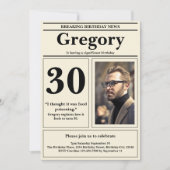 Op maat gemaakte 30e verjaardag Grappig citaat Ret Kaart (Voorkant)