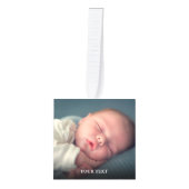 Op maat gemaakte 4 foto's Kerstmis decoratie (Voorkant)