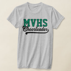 Op maat gemaakte 4-letter hoge school initiële che t-shirt