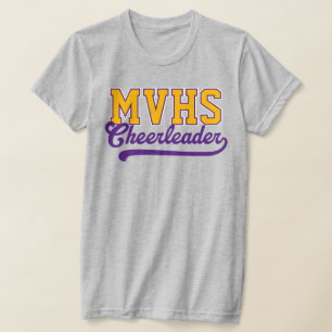 Op maat gemaakte 4-letterige middelbare school-ini t-shirt