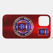 Op maat gemaakte 82e Luchtlandingsdivisie Case-Mate iPhone Case (Achterkant (horizontaal))