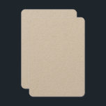 Op maat gemaakte 8,9 cm x 12,7 cm Kraft uitnodigin Kaart<br><div class="desc">Maak verbluffende, op maat gemaakte uitnodigingen met onze premium Kraft-papieren kaarten van 9x13 cm. Deze veelzijdige, milieuvriendelijke uitnodigingen hebben afgeronde hoeken en een gladde, aardetone finish, ideaal voor elke speciale gelegenheid. Onze Kraft-uitnodigingen zijn vervaardigd met een dikte van 14 pt en een gewicht van 100 lb, wat duurzaamheid en elegantie...</div>