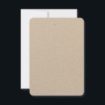 Op maat gemaakte 8,9 cm x 12,7 cm Kraft uitnodigin Kaart<br><div class="desc">Maak verbluffende, op maat gemaakte uitnodigingen met onze premium Kraft-papieren kaarten van 3, 5" x 5". Deze veelzijdige, milieuvriendelijke uitnodigingen hebben afgeronde hoeken en een gladde, aardetone finish, ideaal voor elke speciale gelegenheid. Onze Kraft-uitnodigingen zijn vervaardigd met een dikte van 14 pt en een gewicht van 100 lb, waardoor ze...</div>