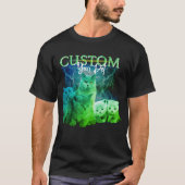 Op maat gemaakte 90s Bootleg Rap T-shirt met foto (Voorkant)