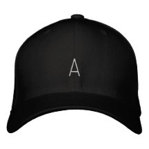 Op maat gemaakte "A" Monogram Gedrukte Hoge Blok L