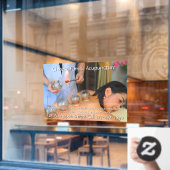 Op maat gemaakte acupunctuur cupping therapie bedr raamsticker (Cafe Raam)