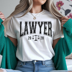Op maat gemaakte advocaat shirt, afstudeercadeau r t-shirt