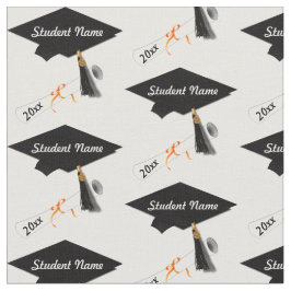 Op maat gemaakte afstudeerhoed en diploma stof