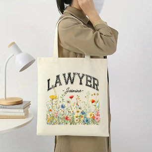 Op maat gemaakte afstudeertas voor rechtenstudente tote bag