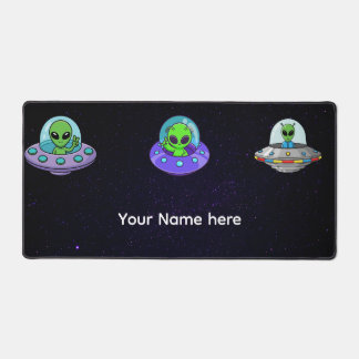 Op maat gemaakte Alien UFO Naam Bureaumat Geperson