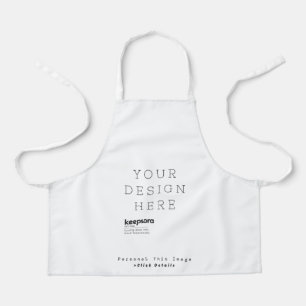 Op maat gemaakte all-over print kleine schort