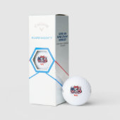 Op maat gemaakte Amerikaanse print - Gepersonalise Golfballen (Verpakking)