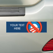 OP MAAT GEMAakte ANTI-OBAMA-SLOGAN Bumpersticker (Op auto)