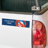 OP MAAT GEMAakte ANTI-OBAMA-SLOGAN Bumpersticker (Op Truck)