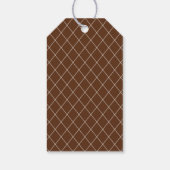 Op maat gemaakte Argyle handgemaakte kunstenaar ca Cadeaulabel (Achterkant)